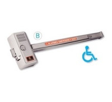 ALARM LOCK SYSTEMS INC  700X28WP               Door Lock, Weatherproof Key, Non-Handed, Electronic, Alarmed Panic, Surface Mount, 33