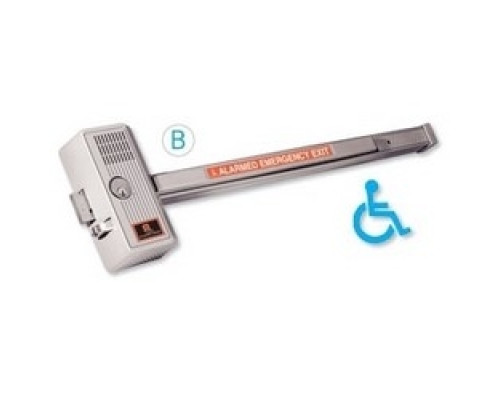 ALARM LOCK SYSTEMS INC  700X28WP               Door Lock, Weatherproof Key, Non-Handed, Electronic, Alarmed Panic, Surface Mount, 33