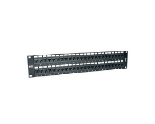 TRIPP LITE  N252-048               48-Port 2U Rack-Mount Cat6/Cat5 110 Patch Panel, 568B, RJ45 Ethernet, TAA