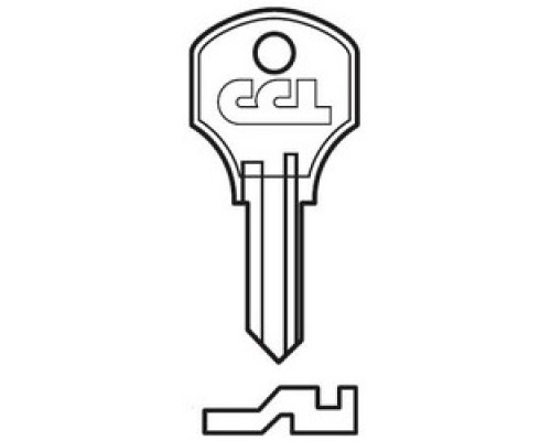 CCL SECURITY PRODUCTS  5865JVR  646              Lock Key Blank, For 02065 Series 5 Disc Tumbler Lock