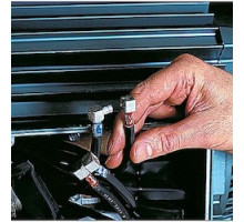 THOMAS & BETTS MD6M-3        KUBE Male One Load Copper Motor Pigtail Disconnect, Wire Size 6 AWG, Body Size 3, Blue, Grainger Label