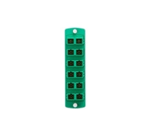 LEVITON  5F100-2VC               Opt-X Precision Molded Plate SC 12F Zirconia Ceramic Sleeve Green