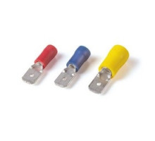 THOMAS & BETTS  TV10-250MD-L               Insulated Vinyl Male, 250 Series Disconnects for Wire Range 12-10, Yellow