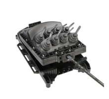 COMMSCOPE  MST-0JRH00-A0100U  MST-0JRH00-A0100U              MST, Fiber Optic Multiport Service Terminal, 8-port With 1x8 Splitter, Square 4x3 Port, Dielectric Flat Loose Tube Cable, 100 Ft