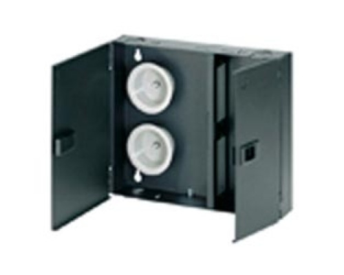 PANDUIT  FWME2               Opticom Wall Mount Fiber Enclosure Black 2 Ports