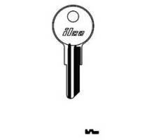 KABA ILCO CORP  01122A NP A02  AL2830221B              Vehicle Key Blank, Brass, Nickel Plated, 2 Price Group, For Cessna, Ford International Freightliner, Piper Aircraft, Studebaker