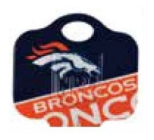 KABA ILCO CORP  KW1-NFL-BRONCOS A46               Decorative Key Blank, NFL Team Key, Kwikset/Titan, Broncos Logo, KW1 Keyway, 46 Price Group