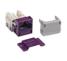 COMMSCOPE SYSTIMAX SOLUTIONS  760092460  MGS600-361              Category 6A Jack, GigaSPEED X10D MGS600 Series Information Outlet, Violet