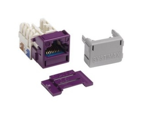 COMMSCOPE SYSTIMAX SOLUTIONS  760092460  MGS600-361              Category 6A Jack, GigaSPEED X10D MGS600 Series Information Outlet, Violet