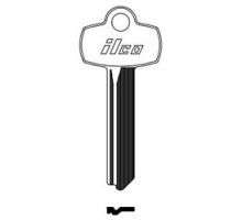 KABA ILCO CORP  A1114D NP A04               Cylinder Lock Key Blank, Brass, Nickel Plated, 4 Price Group, For Best