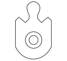 SCHLAGE ALLEGION BRAND  B520-253        Door Lock Cylinder Cam, For Corbin Russwin 2200 Series Door Lock