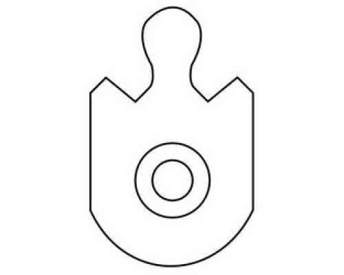 SCHLAGE ALLEGION BRAND  B520-253        Door Lock Cylinder Cam, For Corbin Russwin 2200 Series Door Lock