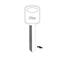 KABA ILCO CORP  H67 NP A05  1193FD              Vehicle Key Blank, Brass, Nickel Plated, 5 Price Group, For Ford