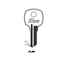 KABA ILCO CORP  S1069H NP A08  AA29815002              Cylinder Lock Key Blank, 4-Disc, Brass, Nickel Plated, 8 Price Group, For National Cabinet Lock