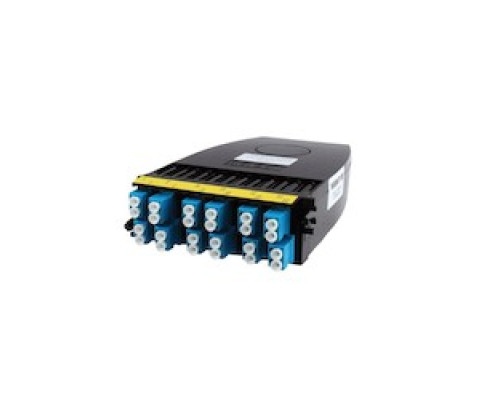 BELDEN  FC3U12LDMF  FC3U12LDMF              FiberExpress Ultra Standard Type-A Cassette, 24-Fibers OM3, 12-Ports, MPO Female, LC Duplex, Aqua Adapters