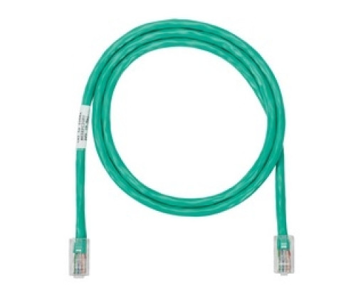 PANDUIT  NK5EPC1GRY               NetKey Copper Patch Cord, Category 5e, Green UTP Cable, 1ft