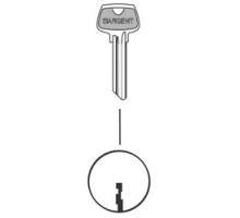 SARGENT  6275LF               Cylinder Lock Key Blank, 6-Pin, LF Keyway