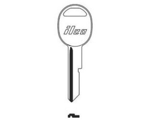 KABA ILCO CORP  B51-NP NP A32  IAE00001832              Vehicle Key Blank, Brass, Nickel Plated, 32 Price Group, For General Motors