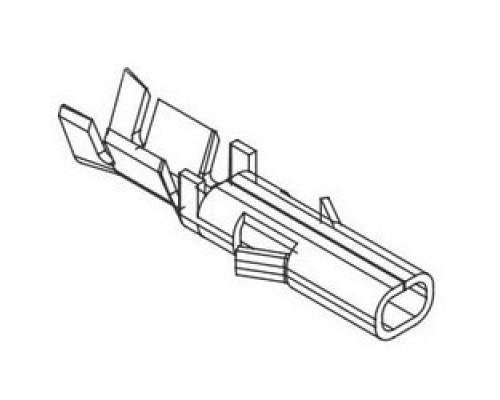 MCKINNEY  QC-RF4  94026              Electric Hinge Receptacle, Female, 4-Circuit, 100 each per Bag