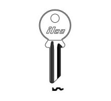 KABA ILCO CORP  AB62ER NP A10  IAA31013062              Cylinder Lock Key Blank, Brass, Nickel Plated, 10 Price Group, For Abus/Cisa