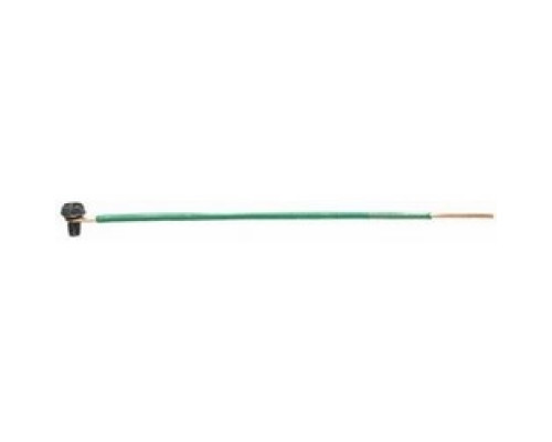 IDEAL INDUSTRIES  30-3392               8in Pigtail, 1 Wire, Solid, 12 AWG, Green, Loop & Screw, Stripped, 50/box