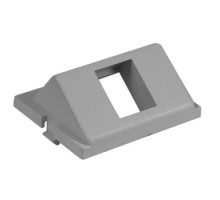 HUBBELL PREMISE WIRING  IM1KA15GY               Audio/Video Unloaded Module, Keystone, 1-Port,Angled, 1.5 Unit, Gray