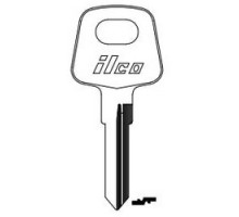 KABA ILCO CORP  PA8 NP A04  X88              Vehicle Key Blank, Brass, Nickel Plated, 4 Price Group, For Audi, Volkswagen
