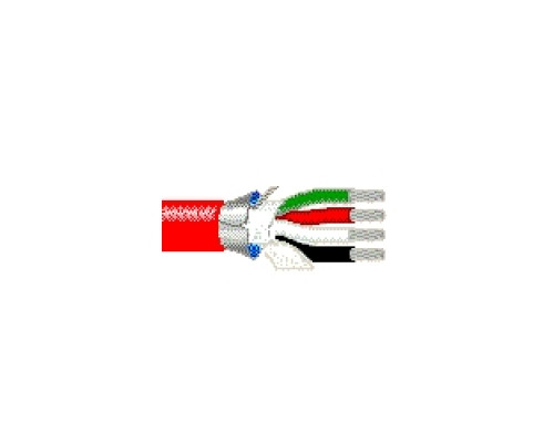 BELDEN 83396 002500        Multi-Conductor Cable, 4 Conductors, 22 AWG, 7x30 Strands, Tinned Copper, Teflon FEP Insulation, Silicon Rubben Jacket