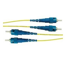 COMPULINK  STCSTCD10-SPSM               2-Fiber Jumper 32.8ft / 10m Single-mode ST to ST ceramic tip Super Polish OS2
