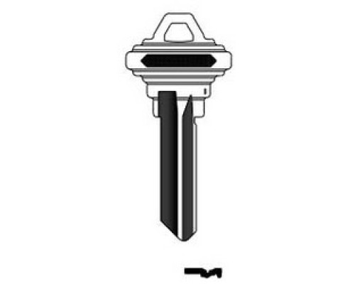 KABA ILCO CORP  101-CE-NS NS A30  IAR55253023              Key Blank, Look-Alike, 6-Pin, CE Keyway, Natural Nickel Silver, 5 Price Group, For Schlage