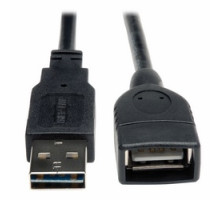 TRIPP LITE UR024-010        Universal Reversible USB 2.0 Hi-Speed Extension Cable Reversible A to A M/F , 10-ft.