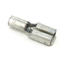 THOMAS & BETTS  BD183               Non-insulated Female Disconnect, Length .64 Inches, Width .23 Inches, Tab Size .187x.032, Wire Range #16-#14 AWG, Copper, Tin Plated, 1,000 Pack