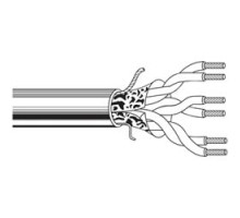 BELDEN  5341FE 0081000               Multi-Conductor - Commercial Applications 2-Pair 18 AWG PP FS FRPVC Gray