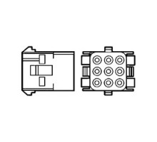 TE-ENERGY  350784-1               15 Pin Mate And Lock Cap Housing RoHS
