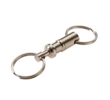 LUCKY LINE PRODUCTS INC  70701               Key Holder Quick Release, Brass, Nickel Plated, With Two 7/8