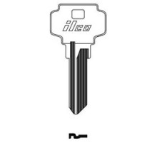 KABA ILCO CORP  D1054K NP A02  DE6              Cylinder Lock Key Blank, Brass, Nickel Plated, 2 Price Group, For Adams Rite/Dexter/Master