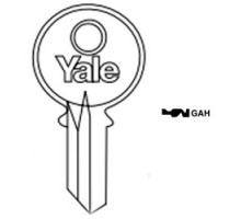 ASSA ABLOY ACCENTRA  RN11GAH               Lock Key Blank, 6-Pin, Standard Bow, Multiplex Section, GAH Keyway, 0.51