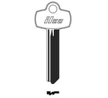 KABA ILCO CORP  A1114J NP A04               Cylinder Lock Key Blank, Brass, Nickel Plated, 4 Price Group, For Best