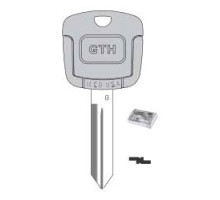 KABA ILCO CORP  EK3-H72 NP A62  AX00003570              Vehicle Key, B, Electronic, Cloning Tool, Brass, Nickel Plated, 62 Price Group, For Ford, Mazda