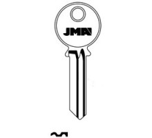 JMA USA  YA-17I NP 8               Door Key Blank, Y2R, Brass, Nickel Plated, For Yale