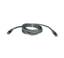 TRIPP LITE N105-025-GY        Cat5e 350MHz Molded Shielded Patch Cable STP RJ45 M/M - Gray, 25-ft.