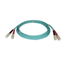 TRIPP LITE N806-15M        10Gb Duplex Multimode 50/125 OM3 LSZH Fiber Patch Cable SC/SC - Aqua, 15M 50-ft.