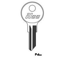 KABA ILCO CORP  01014S NP A02  AA28750002              Cylinder Lock Key Blank, Brass, Nickel Plated, 2 Price Group, For Eagle Lock