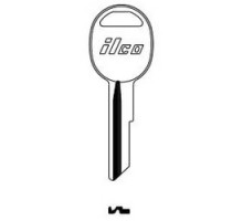 KABA ILCO CORP  S1970AM NP A02  RA3              Vehicle Key Blank, Secondary, Brass, Nickel Plated, 2 Price Group, For American Motors/Jeep/Renault
