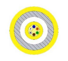 BERK-TEK  PDPK006AB0707  10064686              Premises Distribution Cable, Interlocking Armor, Aluminum Interlock, Tight Buffered, Plenum, 12-Fibers, OS2 Single-mode Fiber, Yellow Jacket