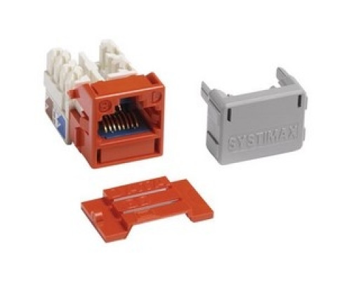 COMMSCOPE SYSTIMAX SOLUTIONS  760092379  MGS600-112              GigaSPEED X10D MGS600 Series Information Outlet, Orange