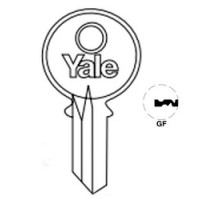 ASSA ABLOY ACCENTRA  RN11GF               Lock Key Blank, 6-Pin, Standard Bow, Single Section, GF Keyway, 0.51