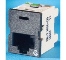 ORTRONICS  TJ600-00               Modular Jack, Cat 6, T568A/B Wiring, 26 to 22 AWG, 18.54 MM Width x 26.92 MM Depth x 23.37 MM Height, High Impact Thermoplastic, Black