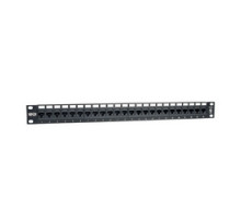TRIPP LITE  N252-024               24-Port 1U Rack-Mount Cat6/Cat5 110 Patch Panel, 568B, RJ45 Ethernet, TAA