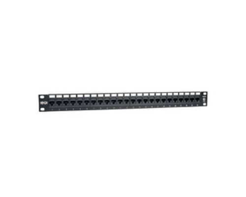 TRIPP LITE  N252-024               24-Port 1U Rack-Mount Cat6/Cat5 110 Patch Panel, 568B, RJ45 Ethernet, TAA